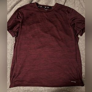 Drytek Maroon Athletic T-Shirt